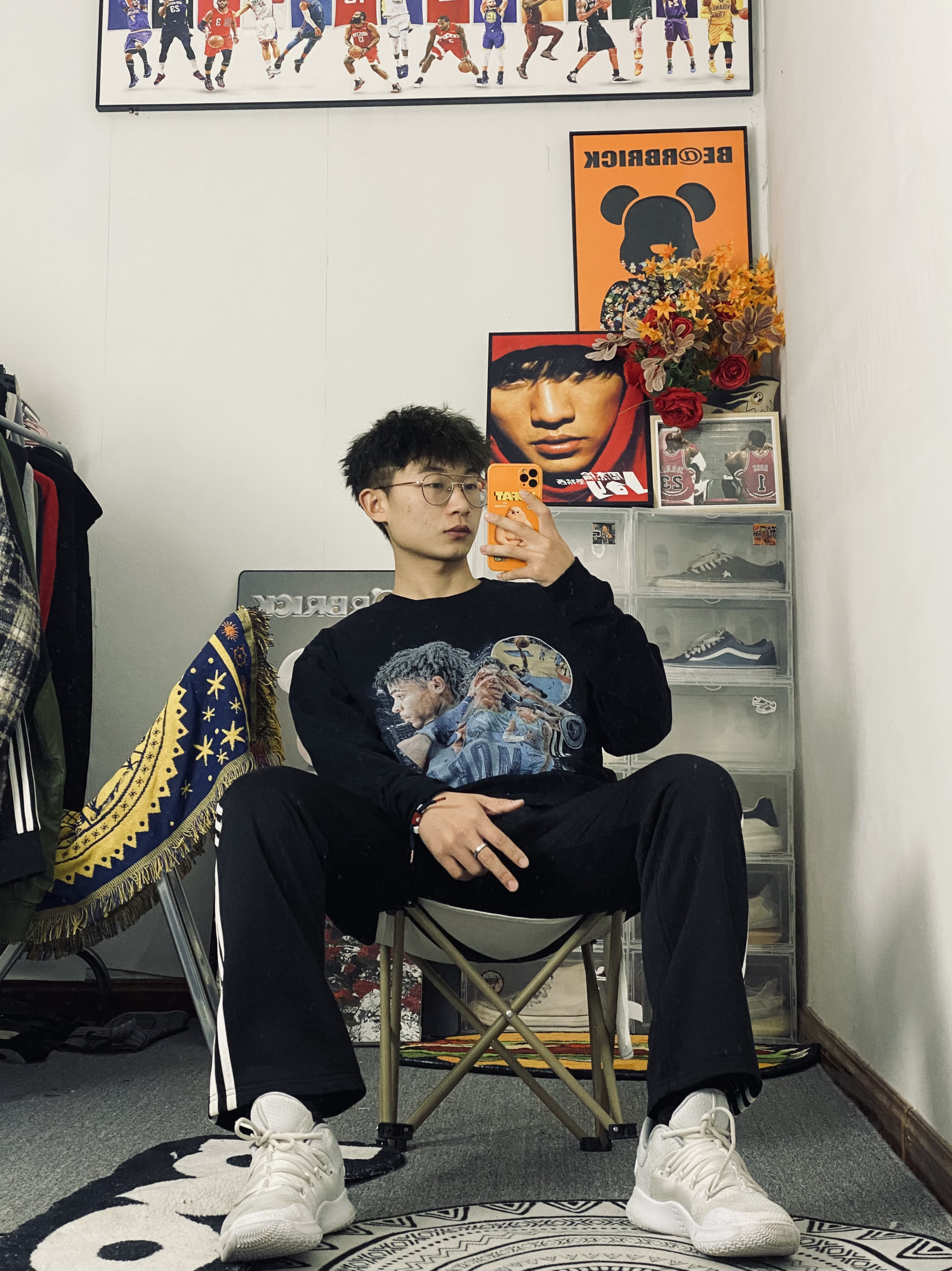 ootd/美式不好喝但长袖真的帅🎱
