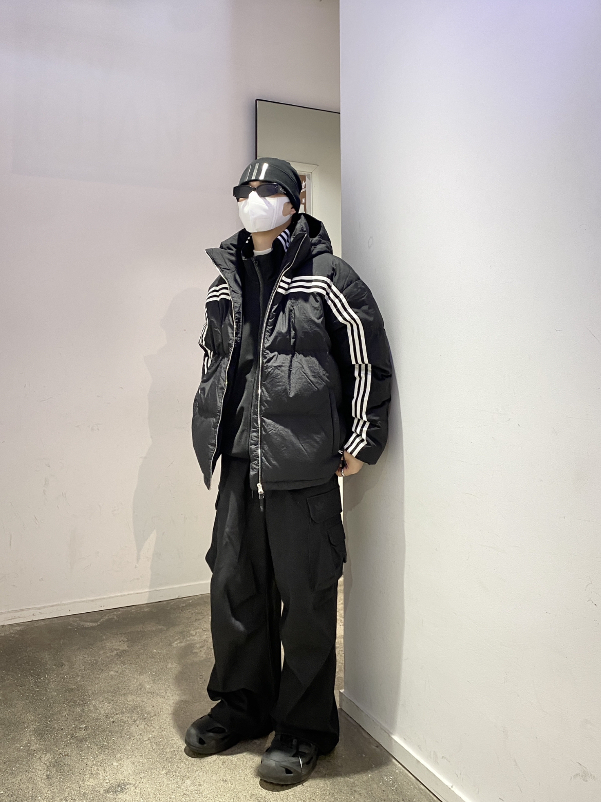三叶草工装伞裤