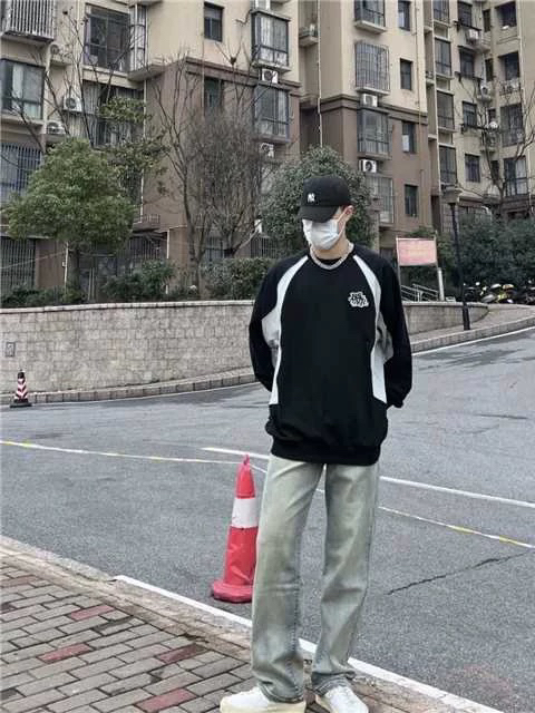 美式复古牛仔裤