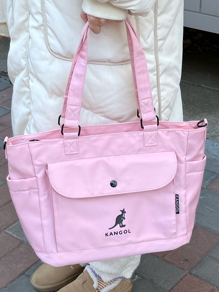 Kangol蜜桃粉托特!早八人妥妥爱了!