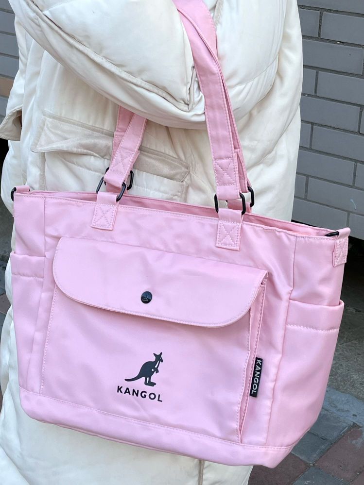 Kangol蜜桃粉托特!早八人妥妥爱了!