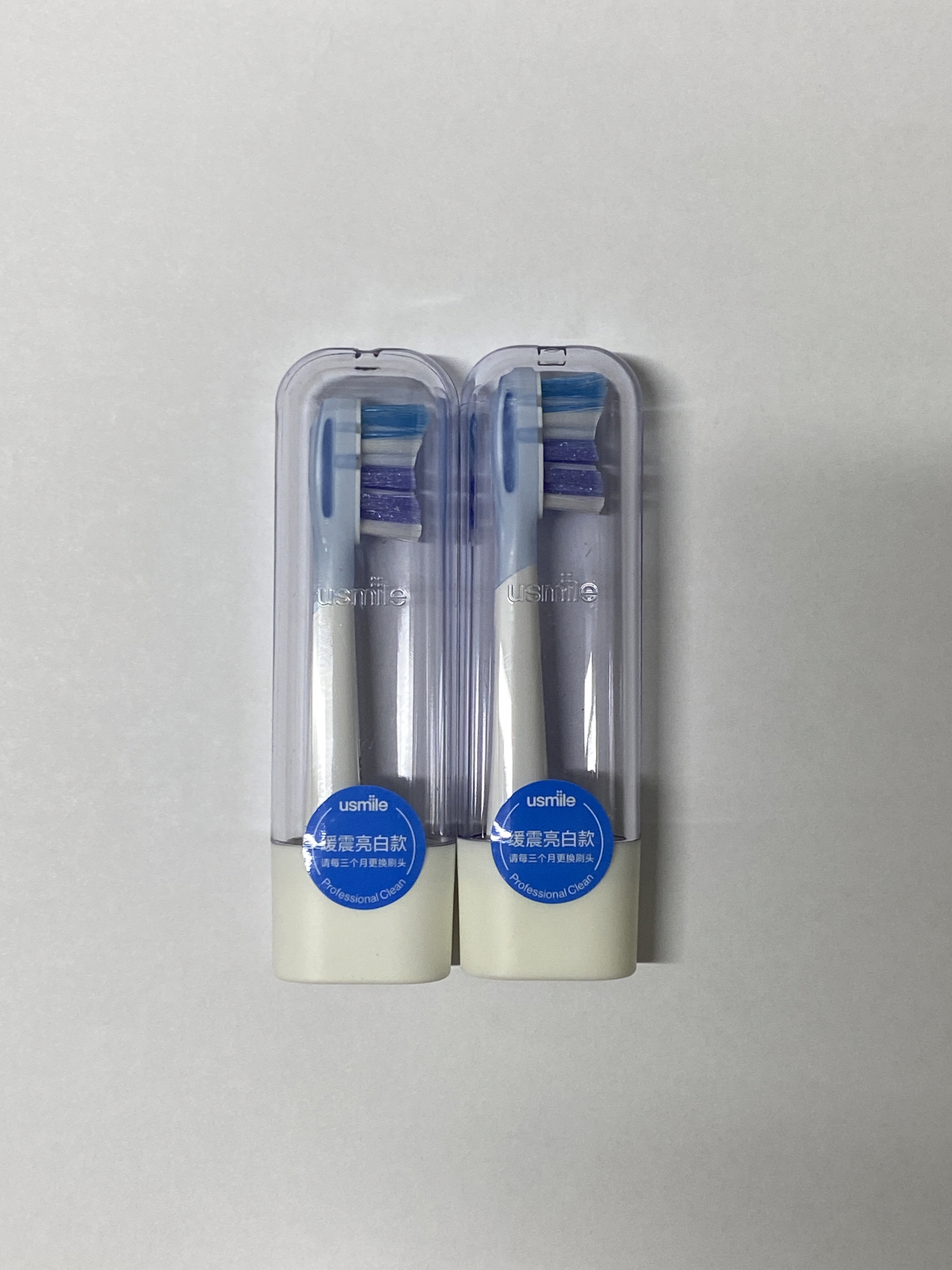 usmile笑容加牙刷头缓震亮白，散装也是很实惠