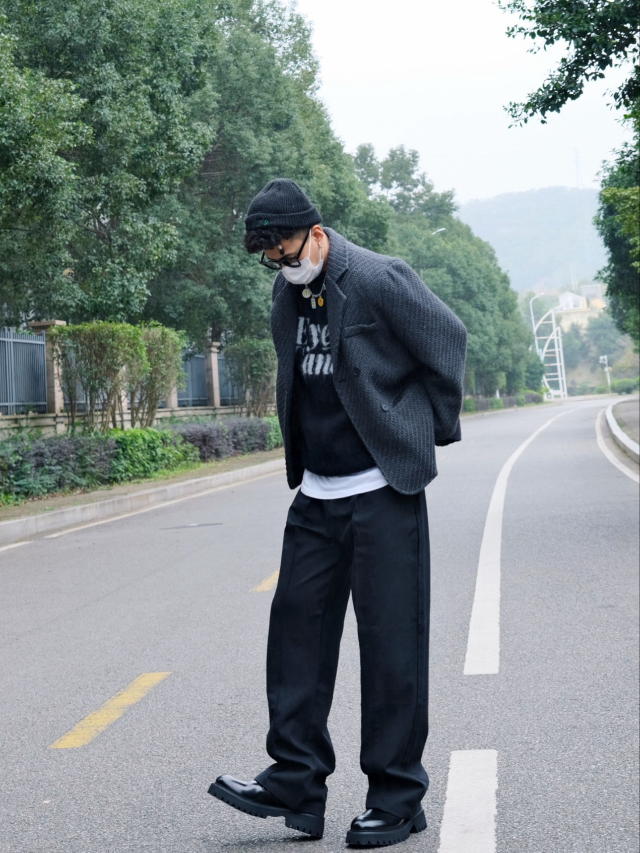 酷爆了！大头皮鞋与休闲搭配的激烈碰撞～