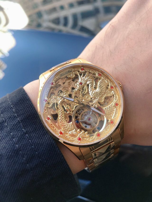 【真陀飞轮·龙图腾】全金色，彰显尊贵品味