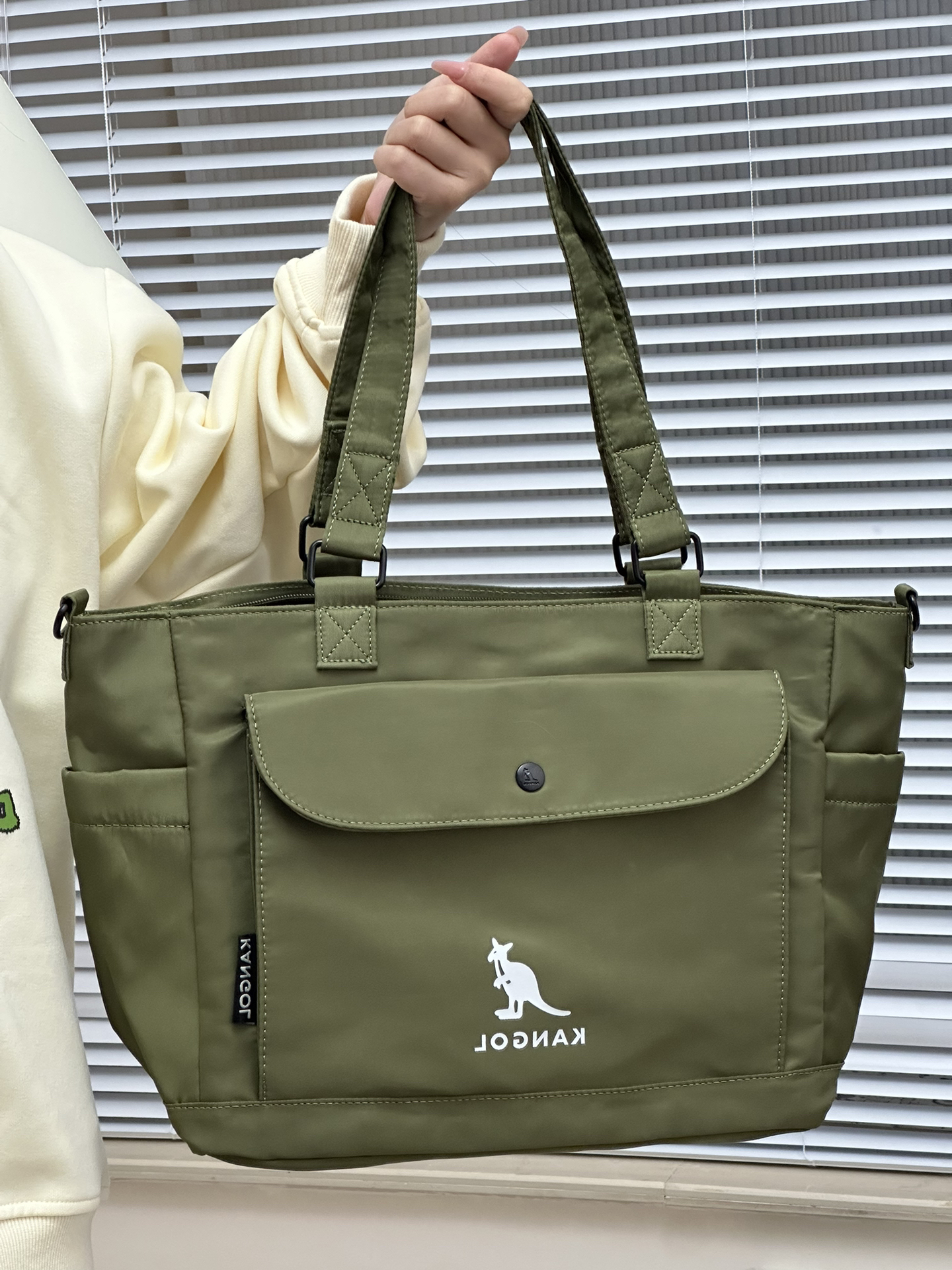 kangol🦘这只大容量托特包真的太适合早八党了！