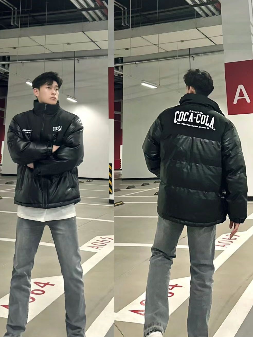 OOTD|皮面棉服真的是男生的必备单品！