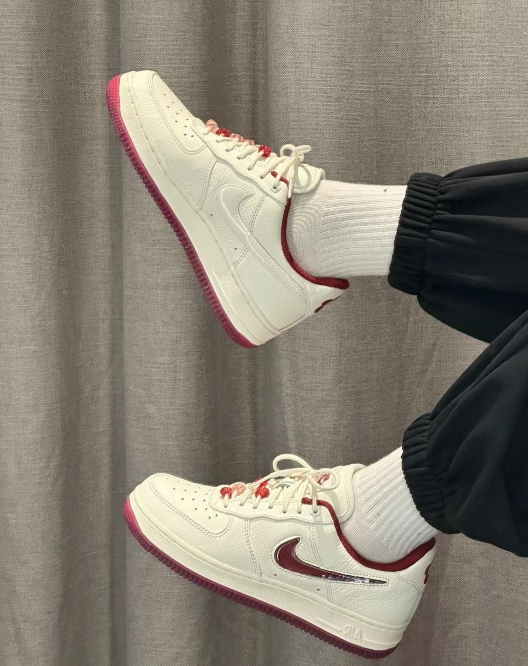 Nike AF1情人节限定补是甜妹穿的鞋子!
