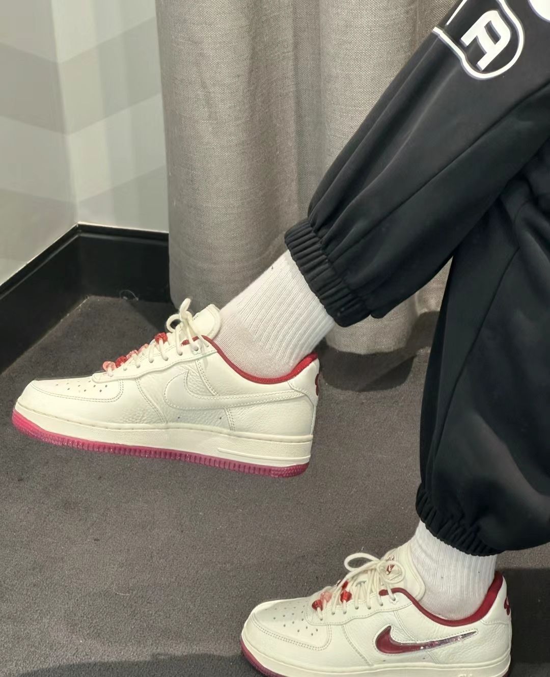 Nike AF1情人节限定补是甜妹穿的鞋子!