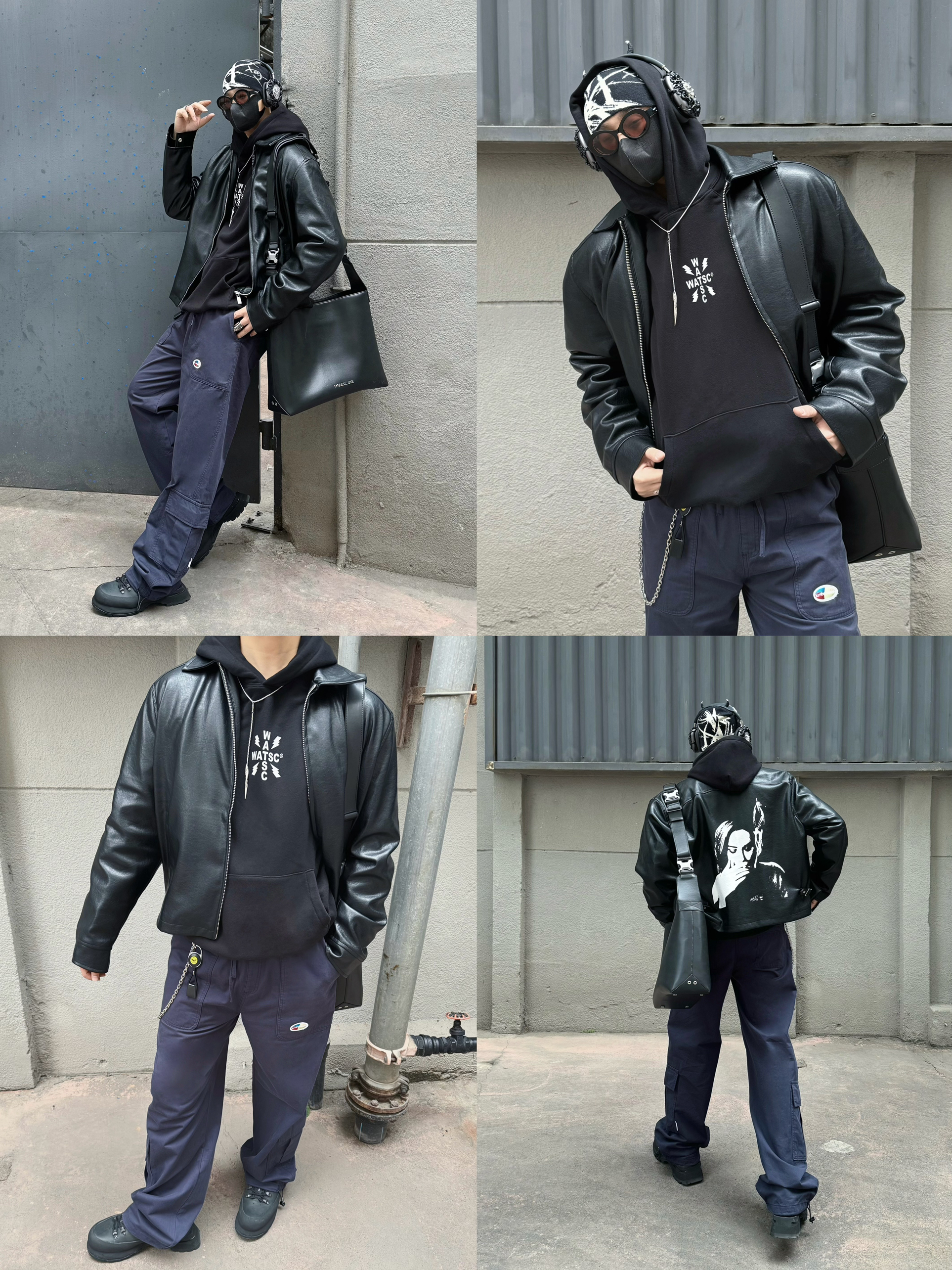 All Black Dirtyfit⚫️皮衣是男人的医美吗❕