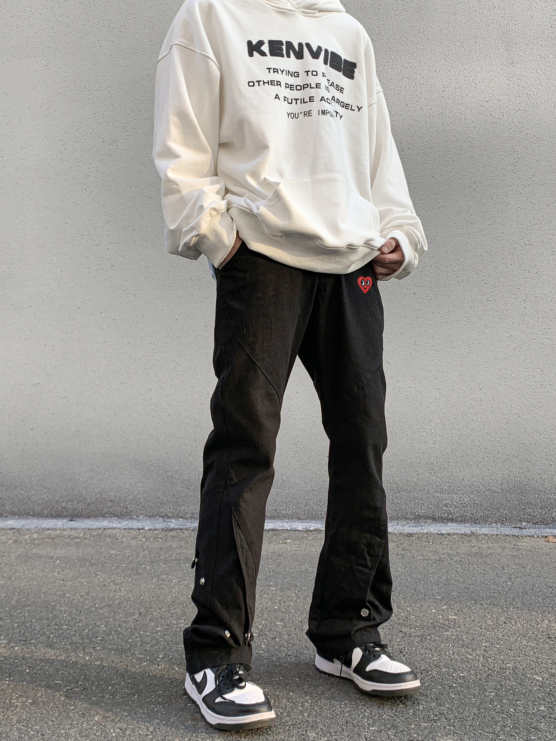 OOTD|黑色牛仔真的有那么一点点帅