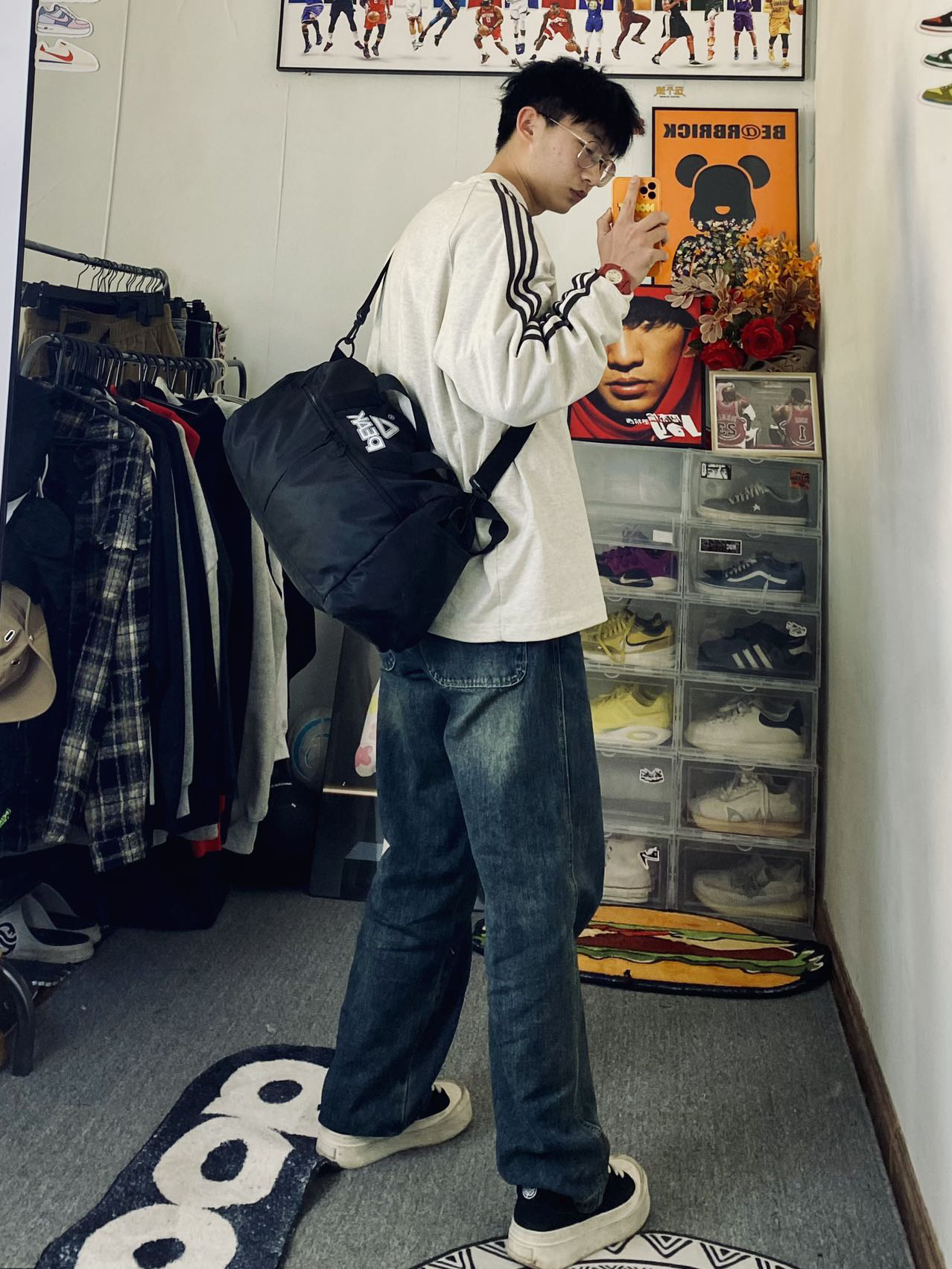 ootd/男孩子出门怎么可以不带一个包💥
