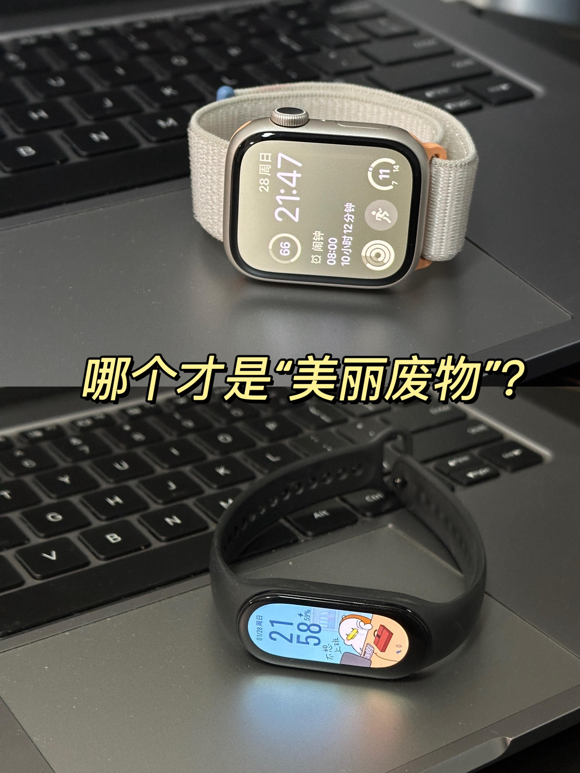 小米手环&苹果手表,“美丽废物”都在我口袋里了!