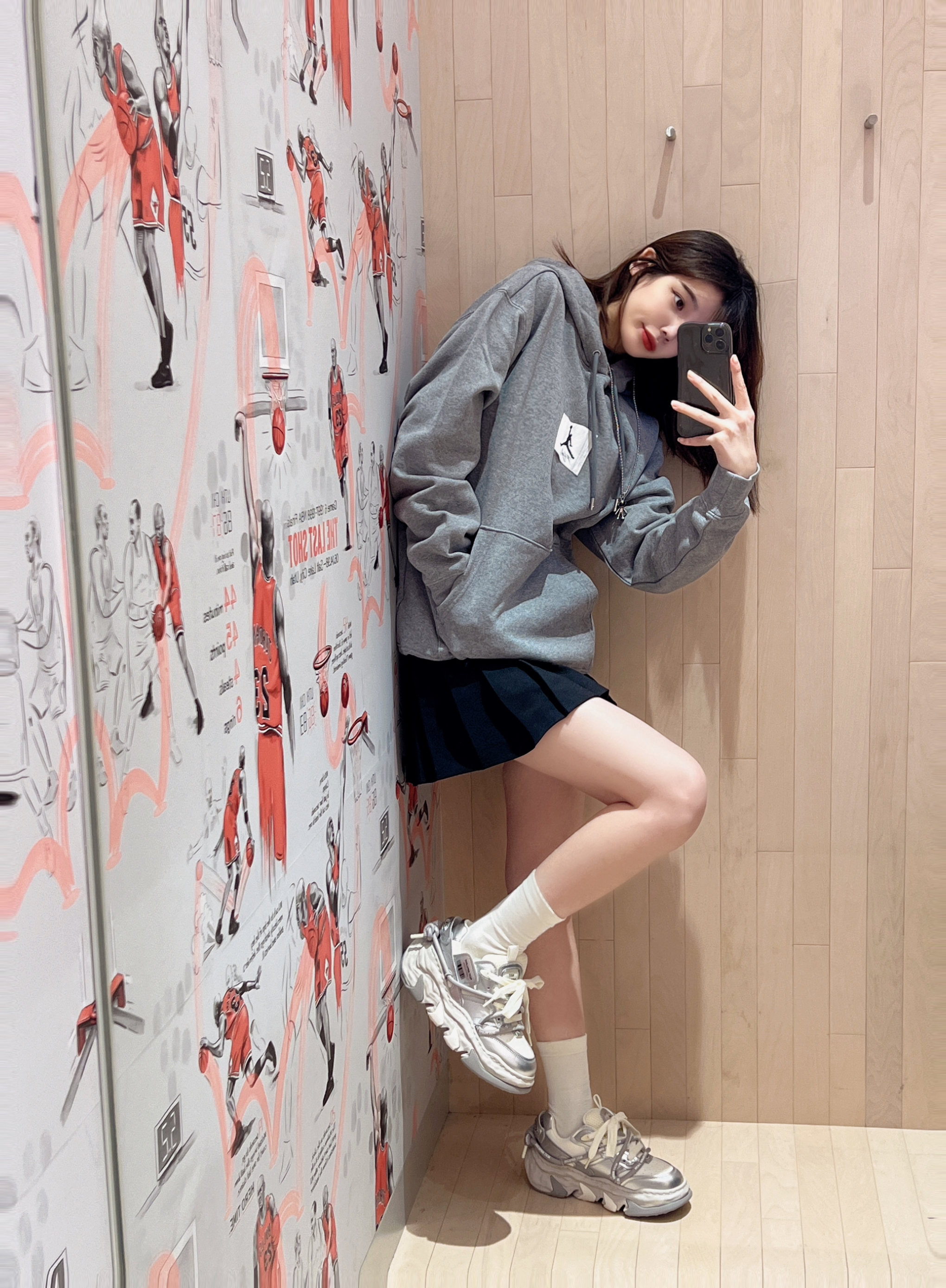 灰色👟就是百搭😌