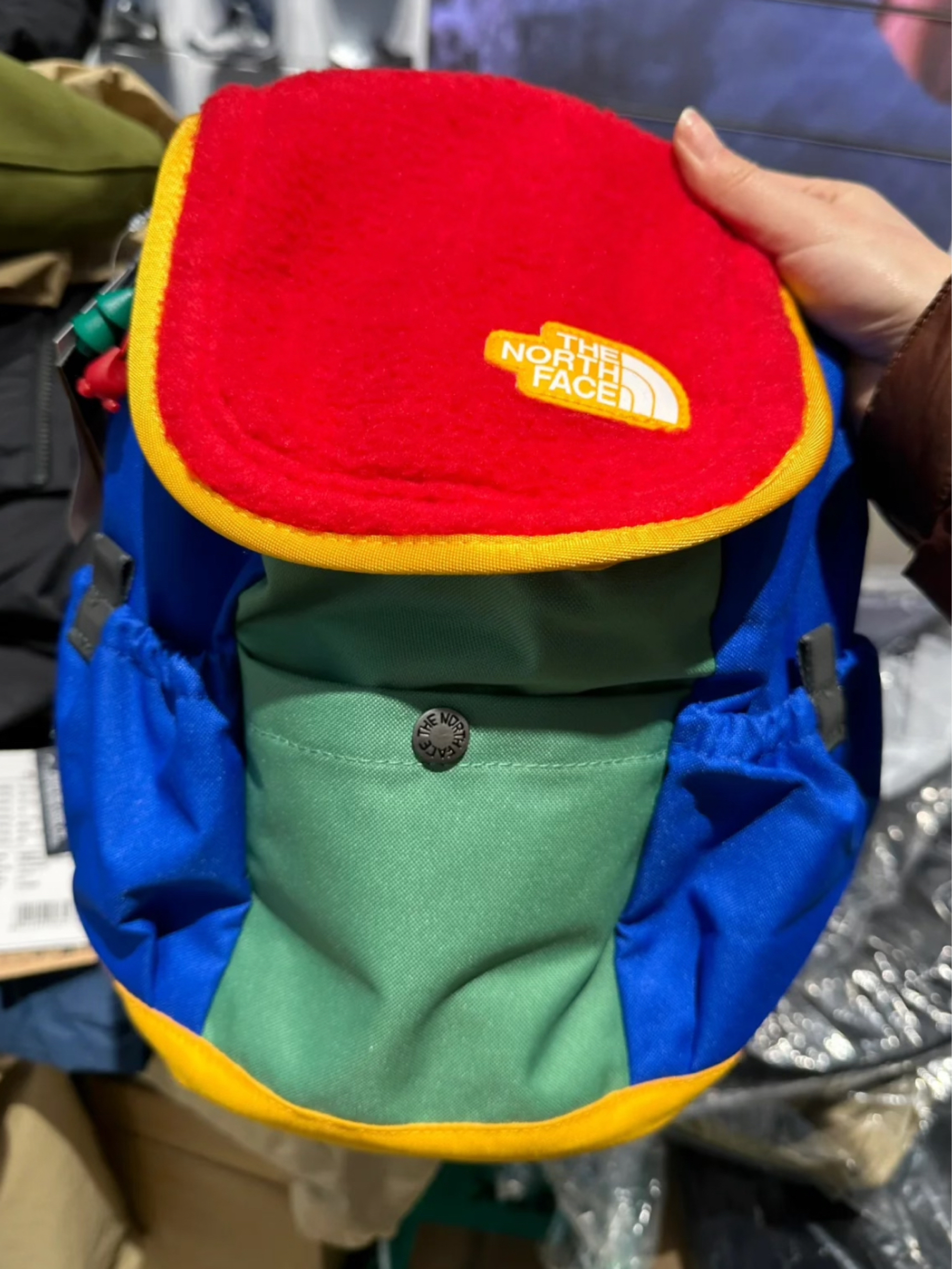 拼接款的北面🎒，你见过嘛😄