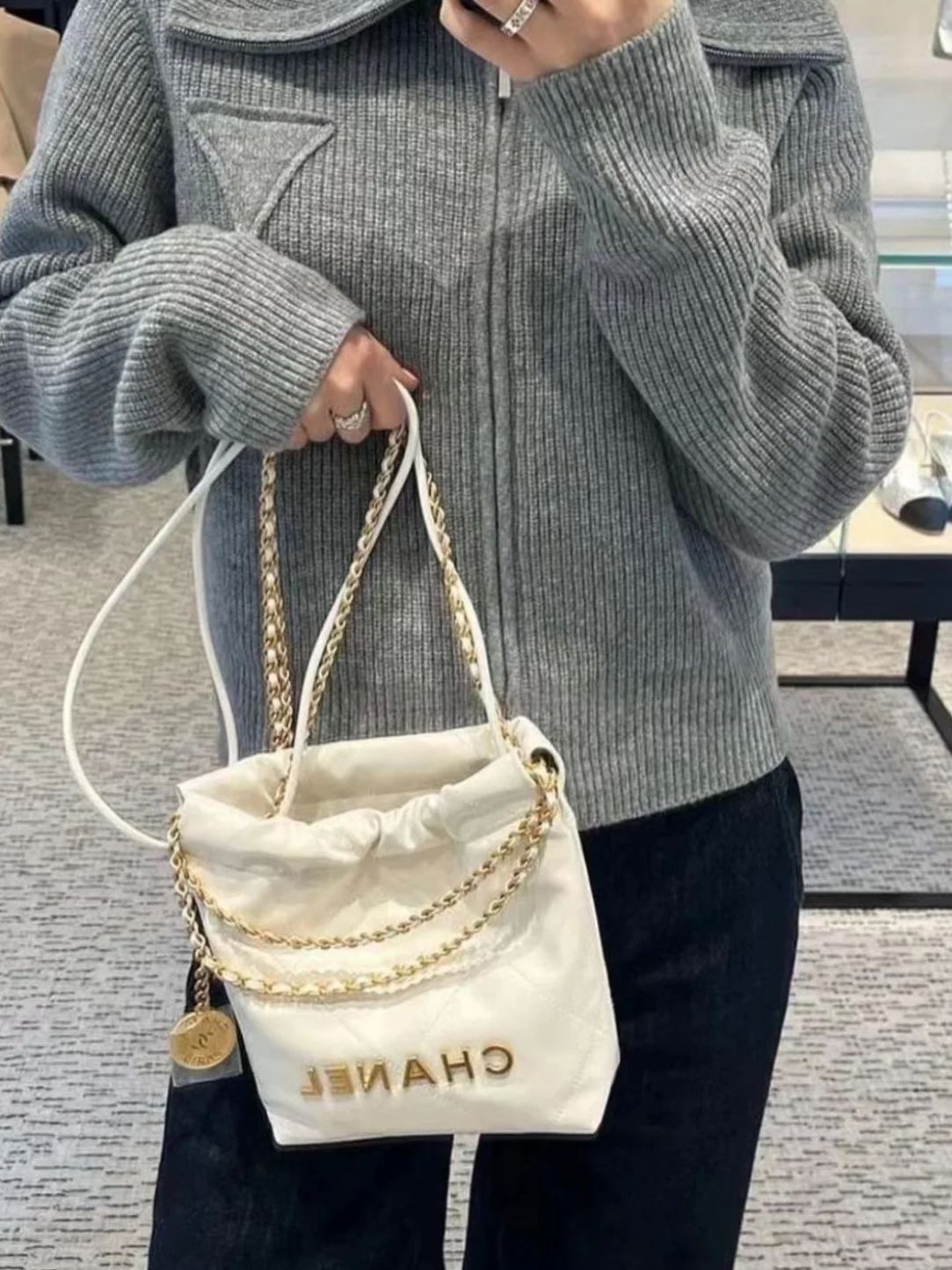 黄色百搭小容量可爱包包