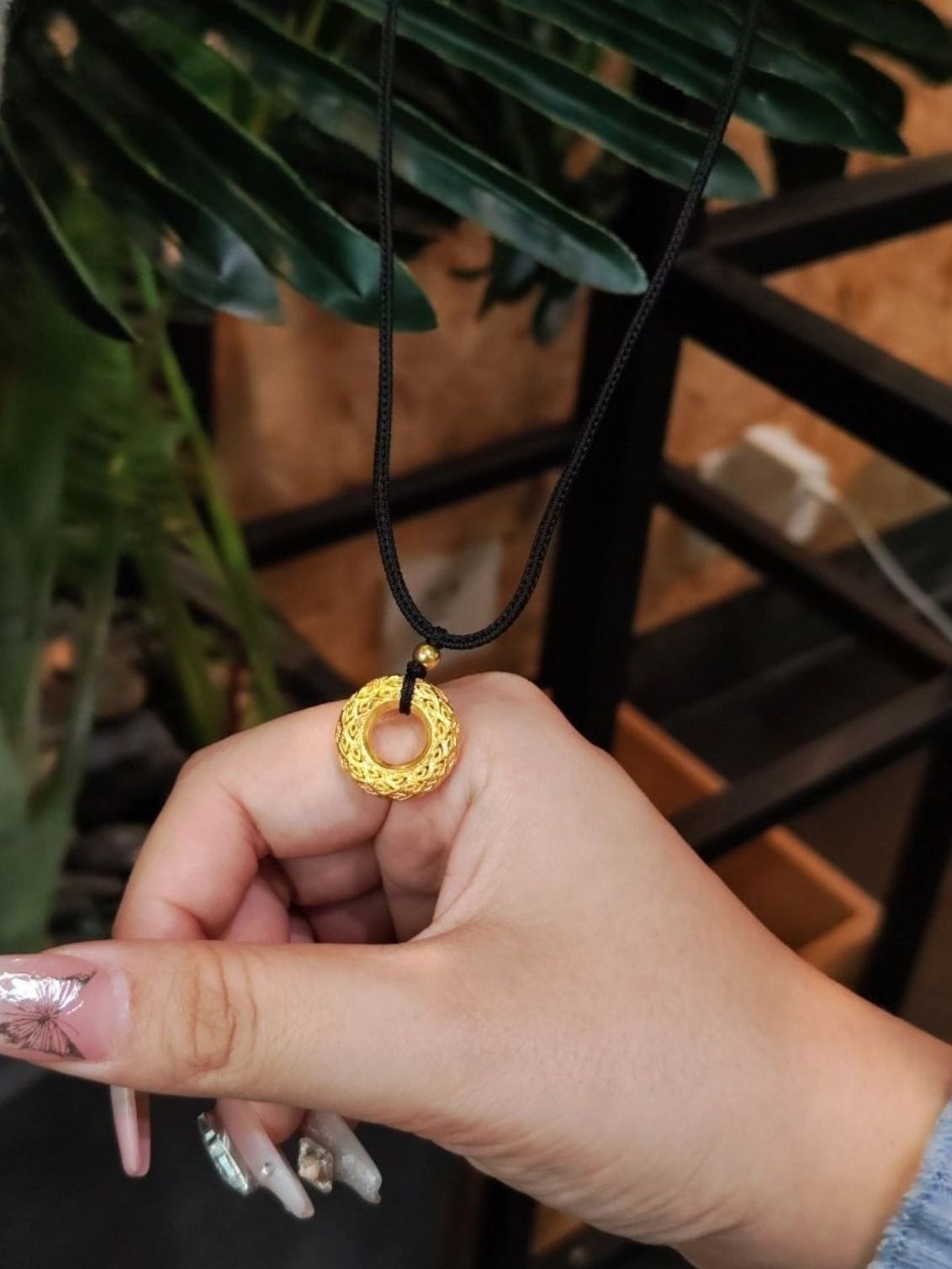 平安扣还得是金色的呀