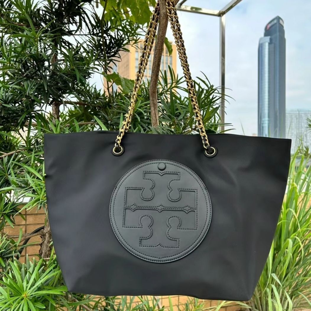 时尚小香风，链条尼龙ella托特包
