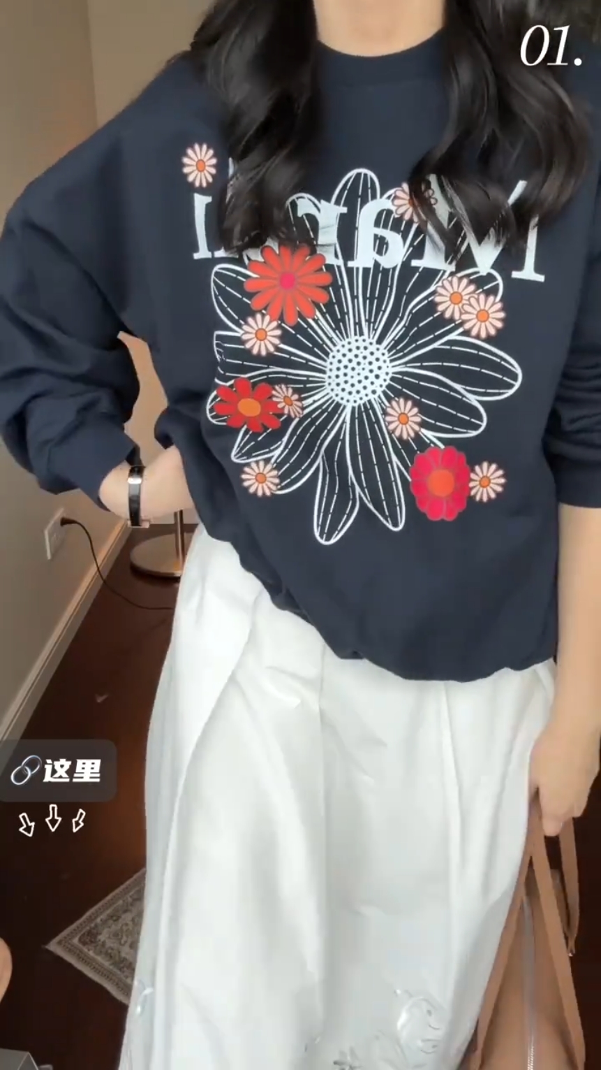 5套！慵懒感卫衣短袖出游穿搭🌿韩系温柔