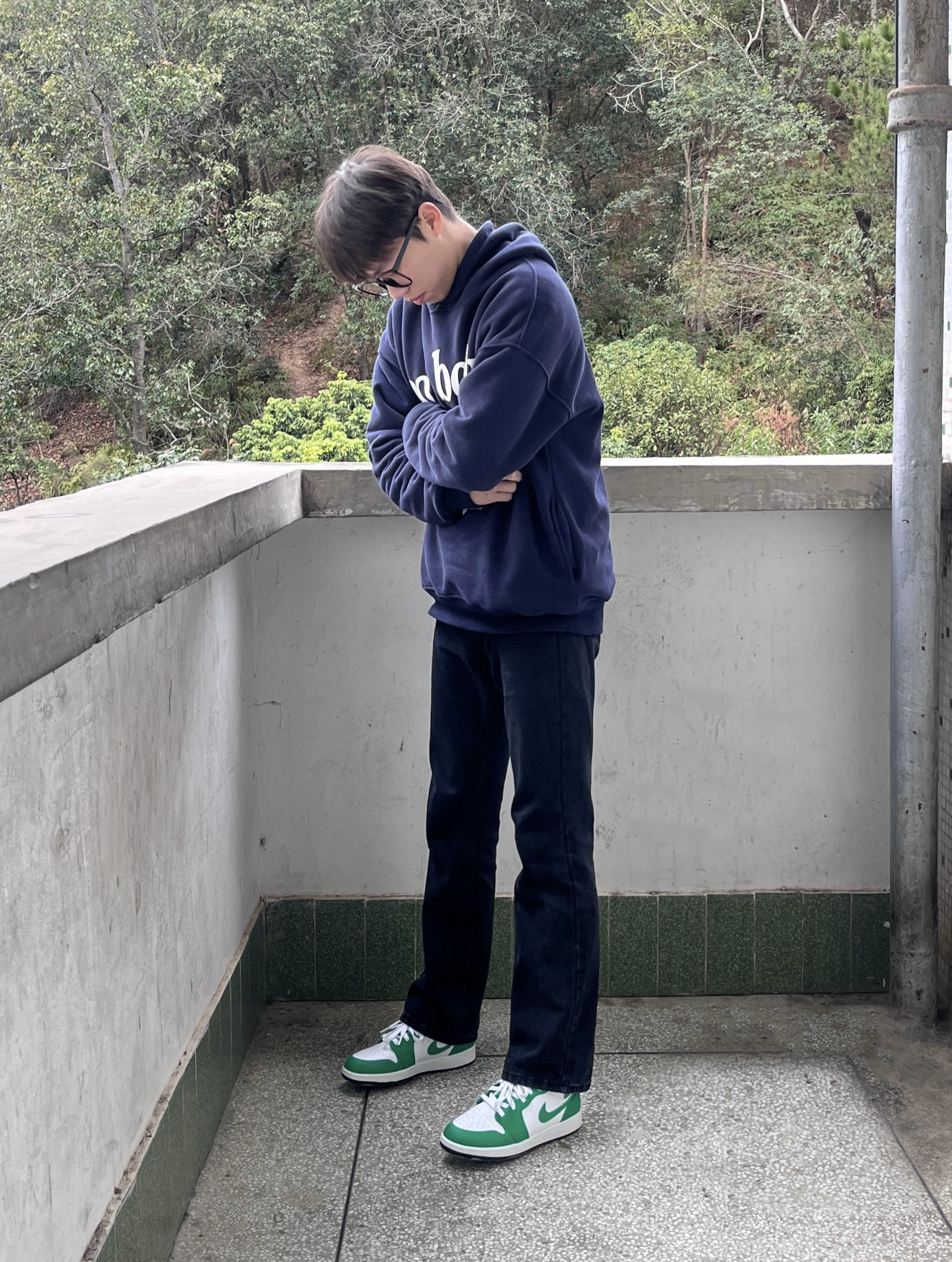 Ootd/超帅的白绿AJ板鞋分享🔥