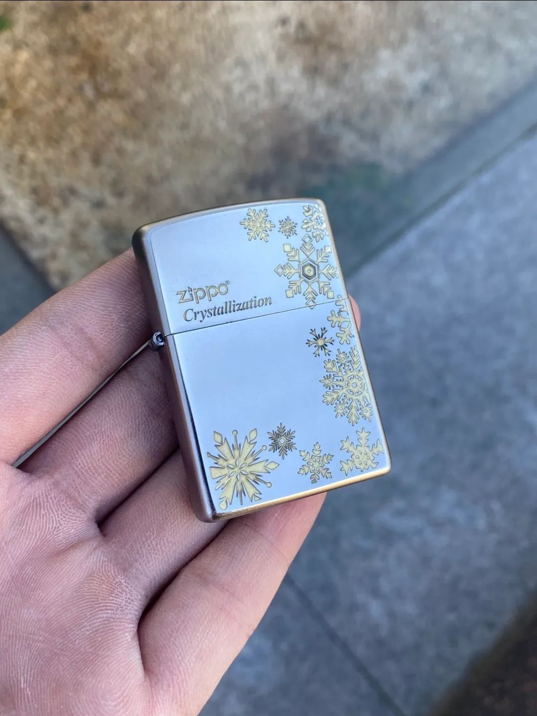 🌟Zippo浪漫飞舞雪花满天星打火机❄️✨