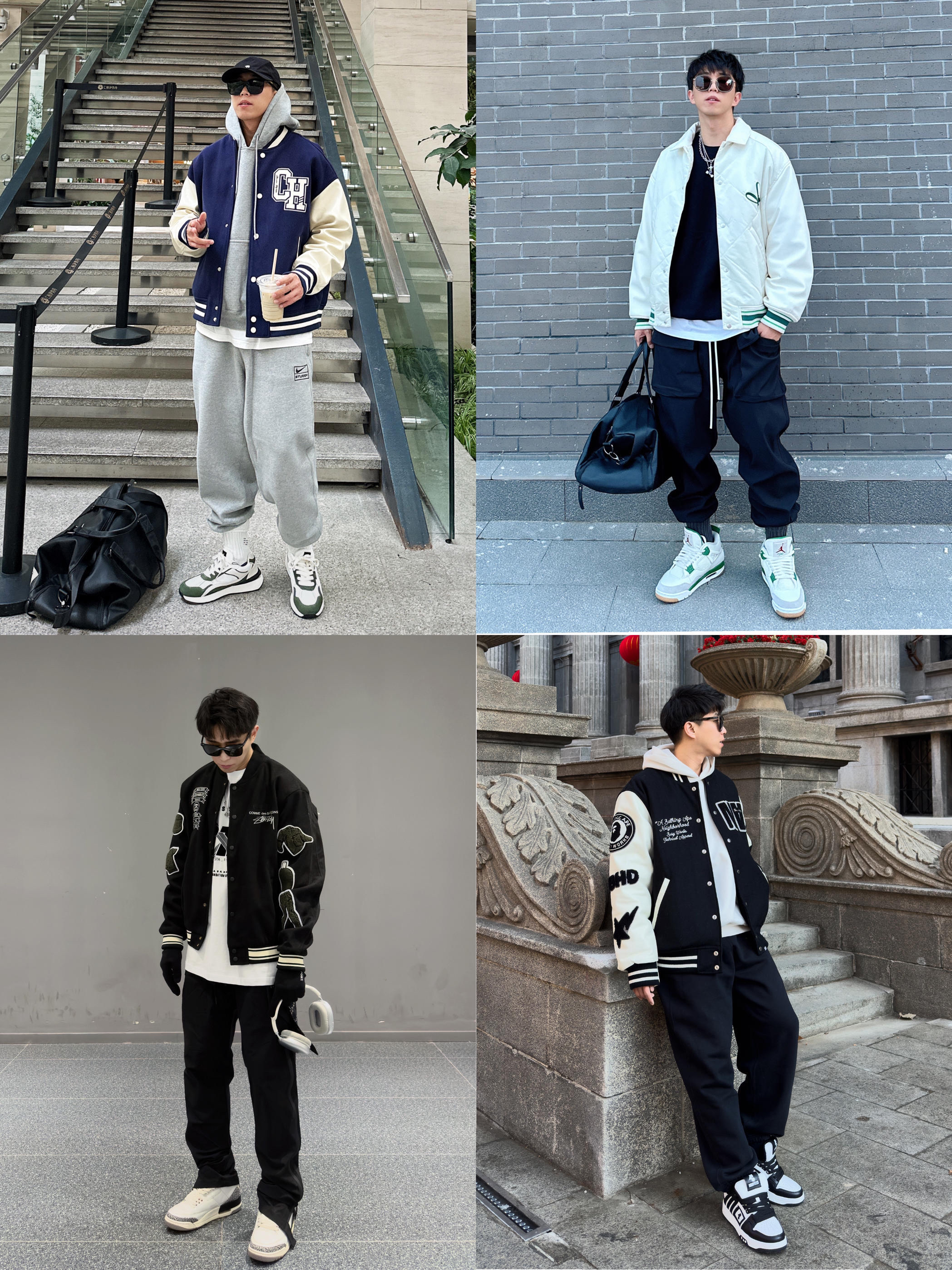 春季棒球服外套穿搭推荐