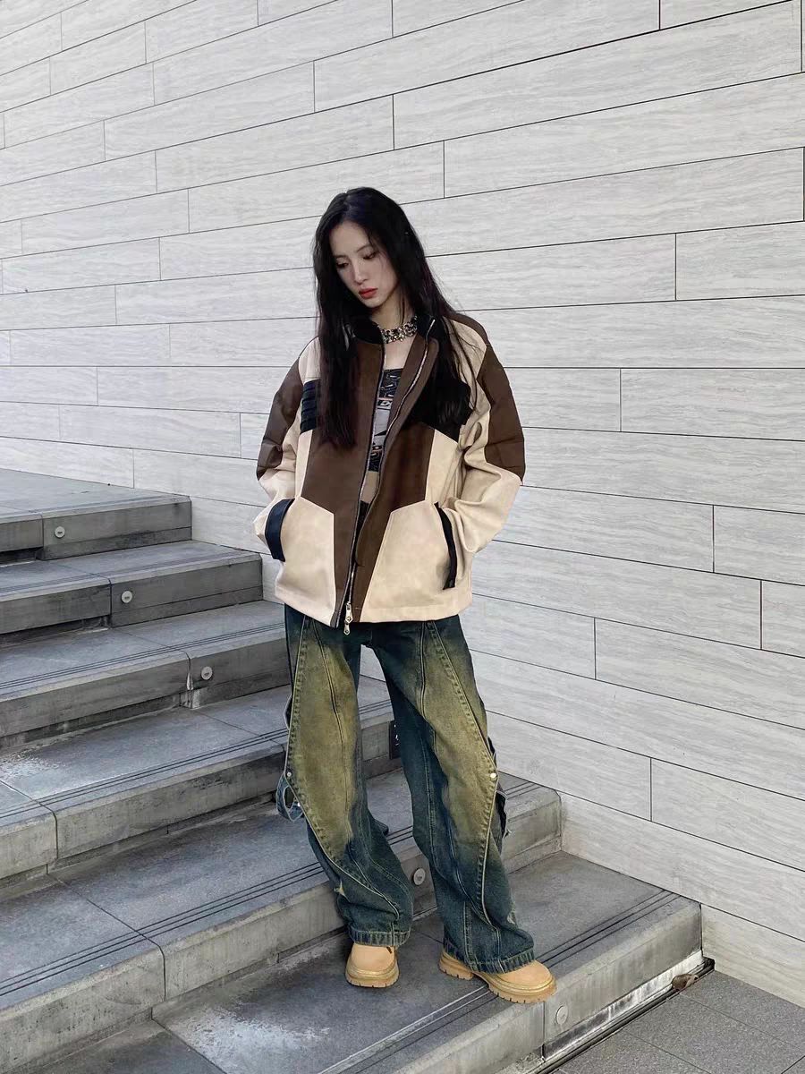 💥爆款来袭！做旧水洗直筒牛仔裤👖