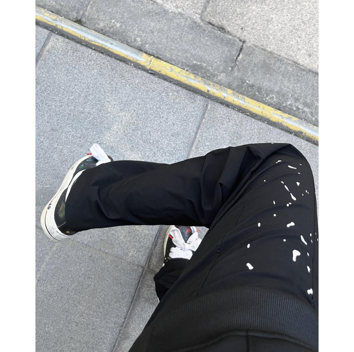 ✨高街潮流爆款沷墨百搭长裤!显瘦神器!超in搭配神器!