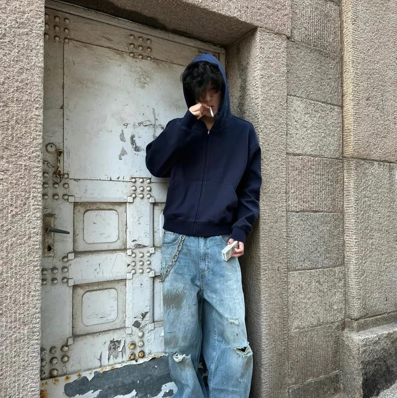 日系春节卫衣穿搭| 00TD
