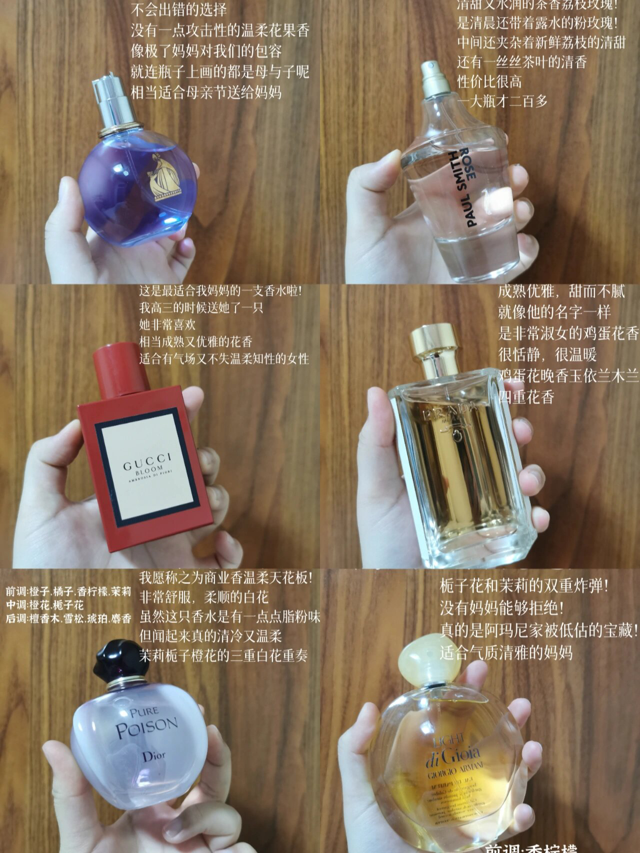 38节香水合集！别忘了给妈妈买一支香水哦