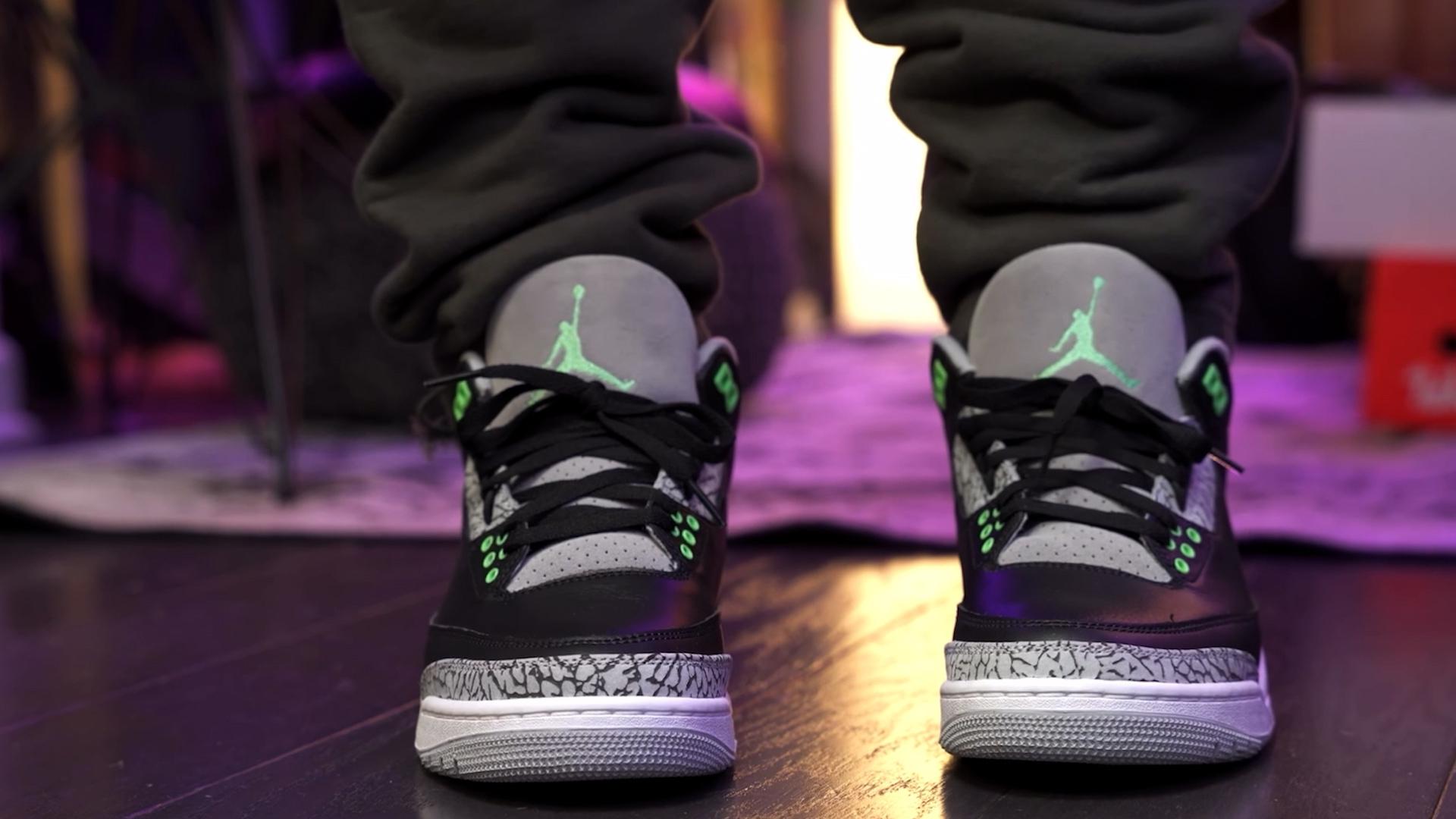 Aj3黑灰极速上脚