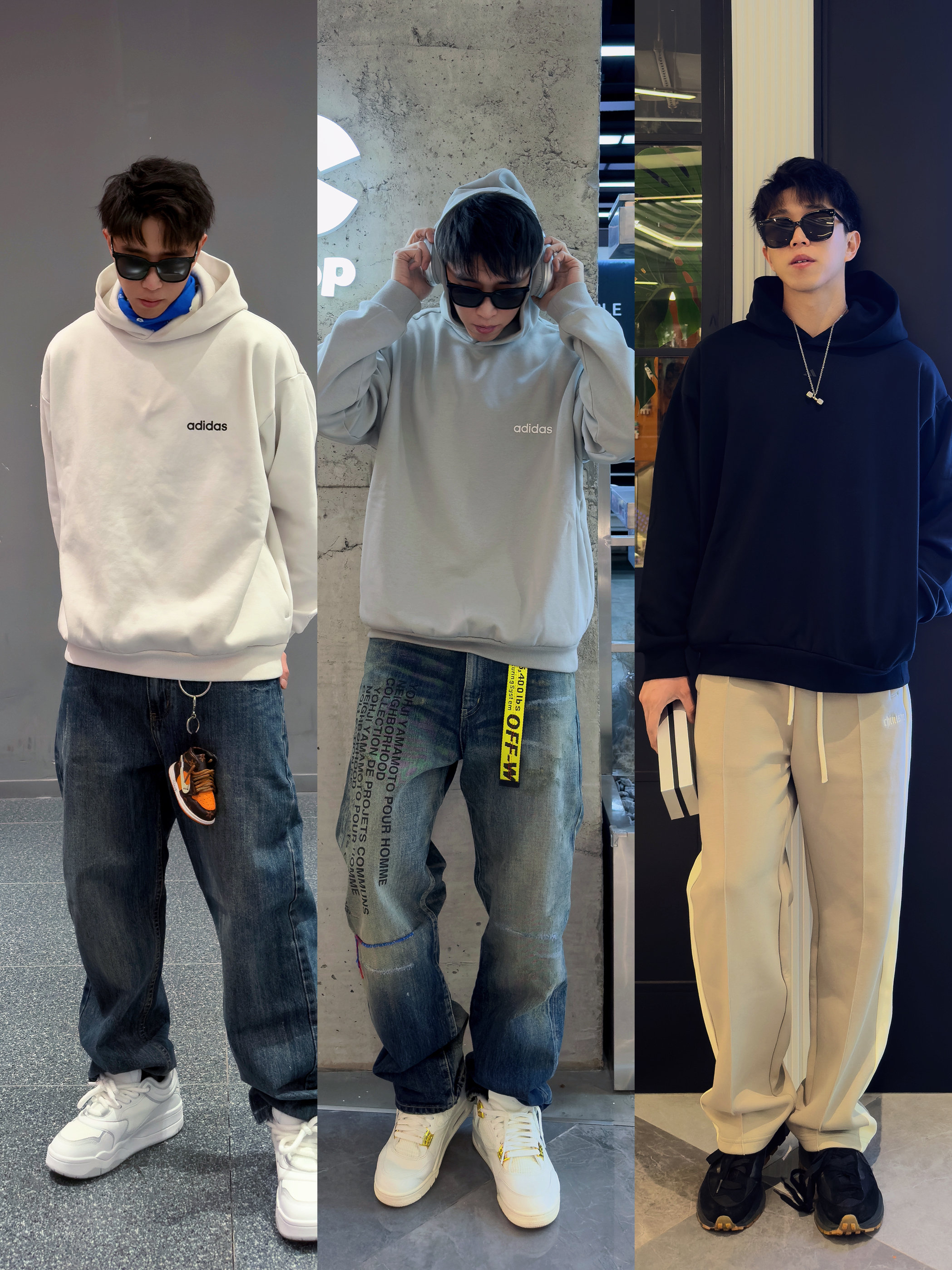 adidas chapter 系列卫衣穿搭合集