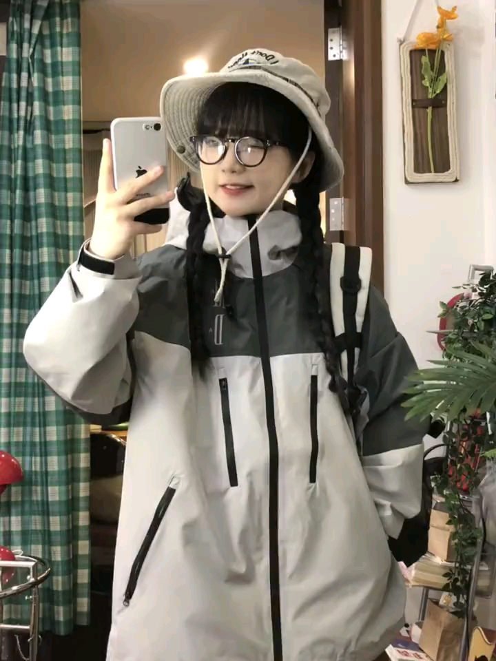 ootd*甜酷冲锋衣我的爱⛰️