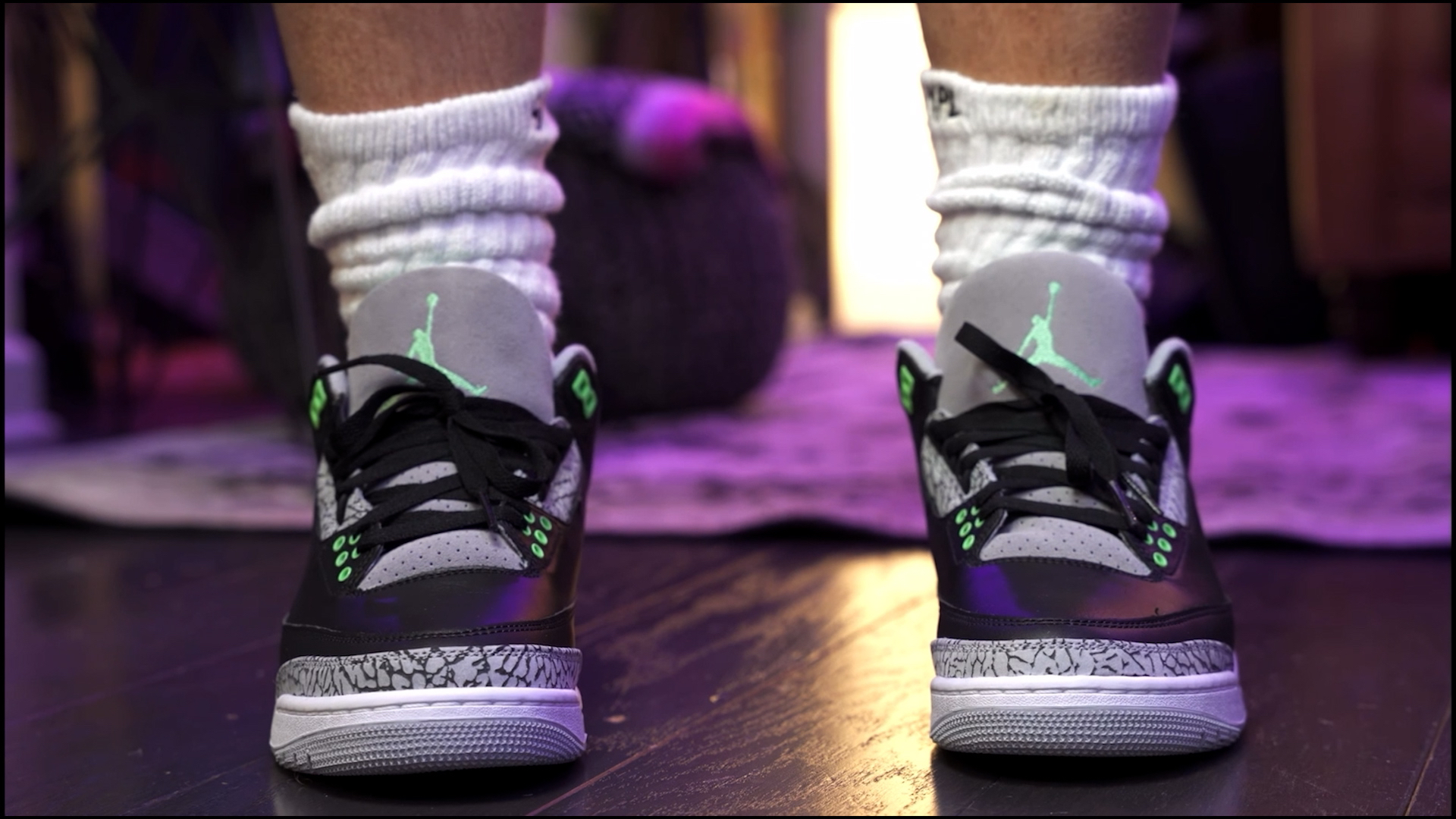 Aj3黑灰极速上脚