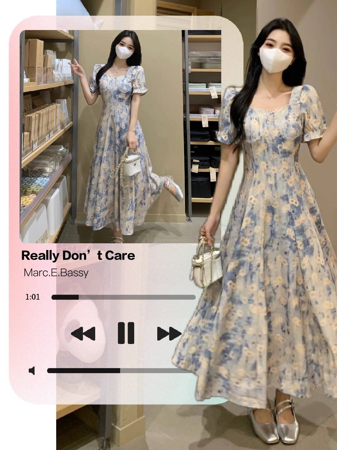 这条裙子赢麻了❣️好气质好温柔好显瘦🤩