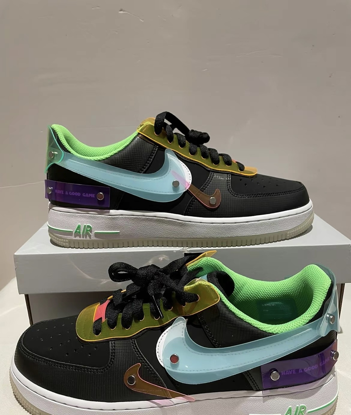 AF1 黑色夜光 好看又好玩