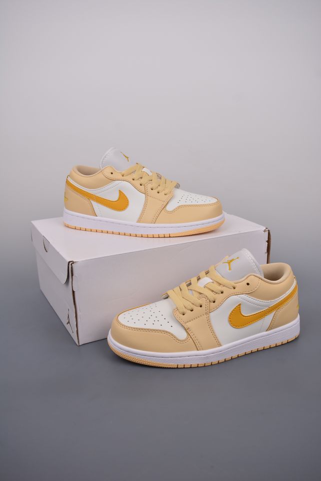 Air Jordan 1Low 米黄脚趾	