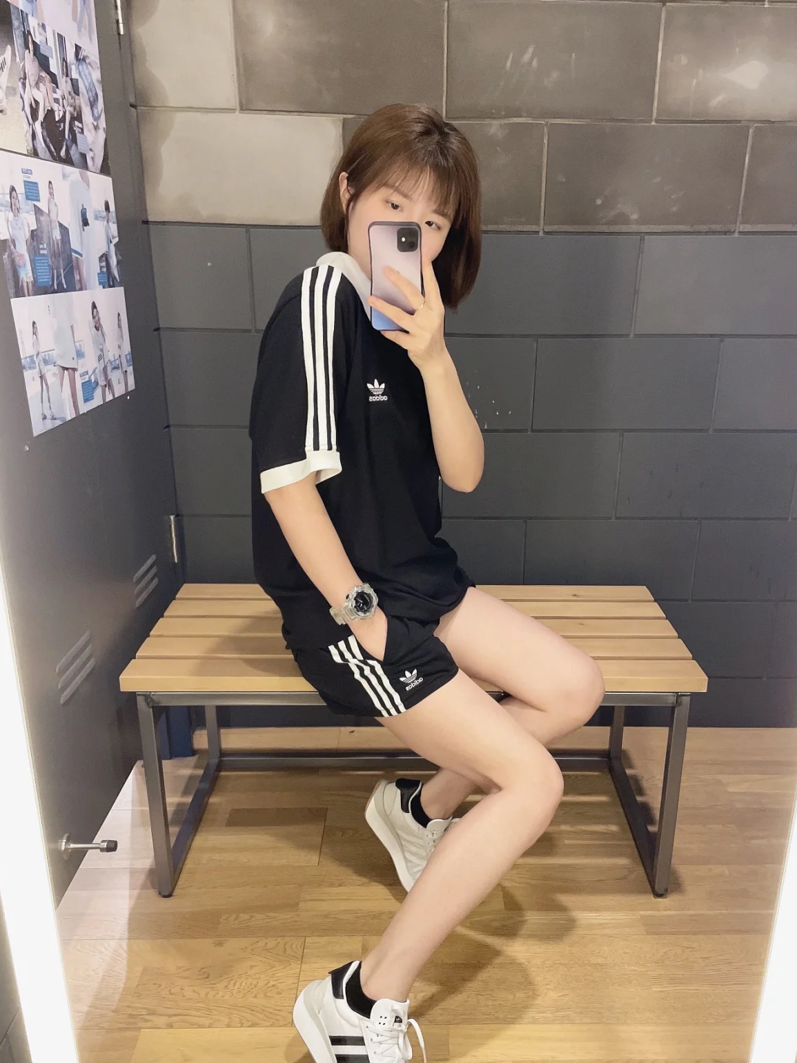 女孩子穿polo领衣服太帅了～