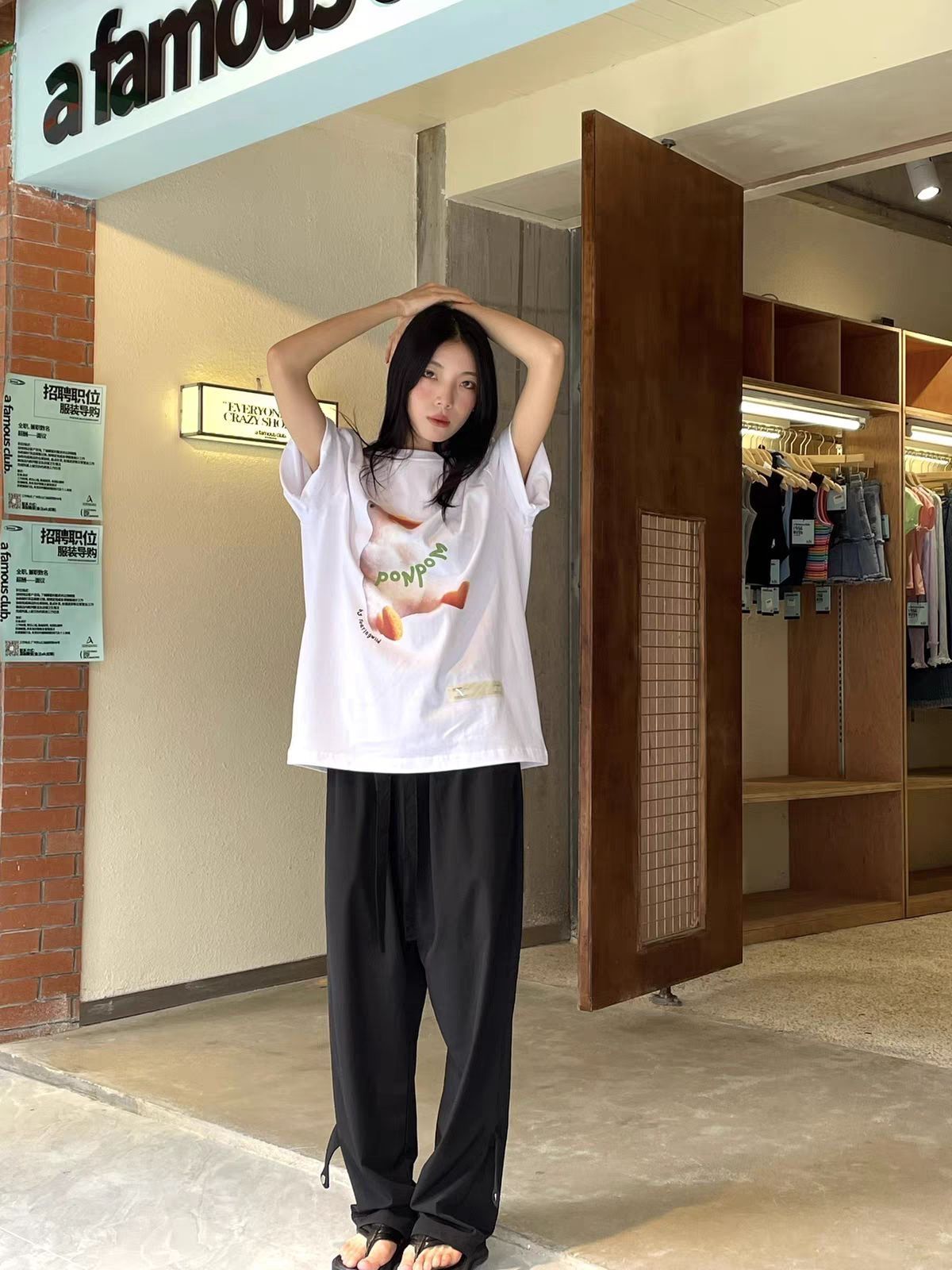 💥美式高街户外机能风排扣直筒裤👖，你值得拥有！