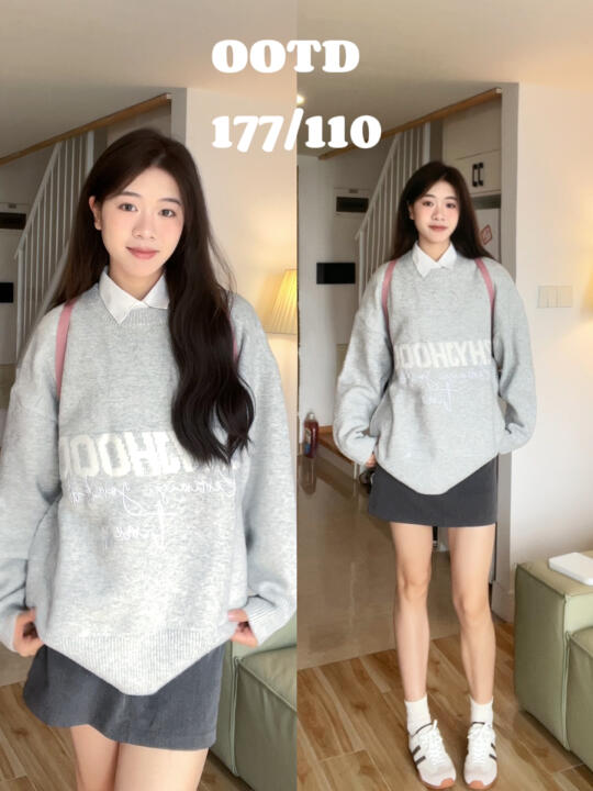 177高个子🐰女大学生初春元气毛衣穿搭～