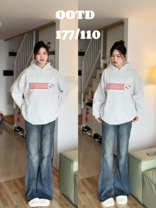 177高个子🎧美式少年感卫衣 休闲减龄好爱！