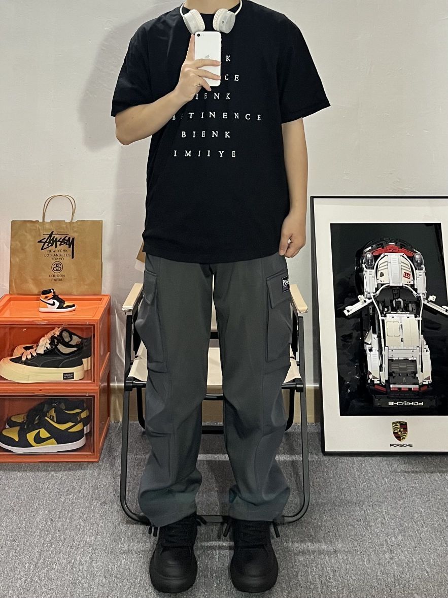 一身黑OOTD｜⚫美式极简复古穿搭