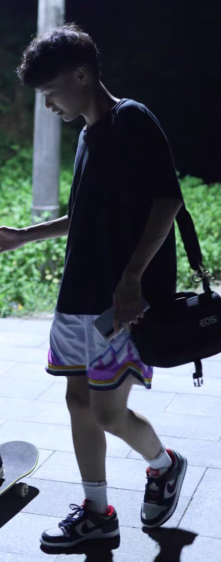 STNP篮球裤速干网眼运动四分裤美式双层拉链透气不过膝训练短裤