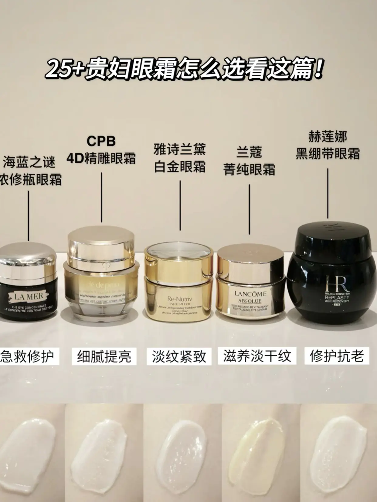 大牌抗老眼霜神仙打架!真正有实力的几瓶我