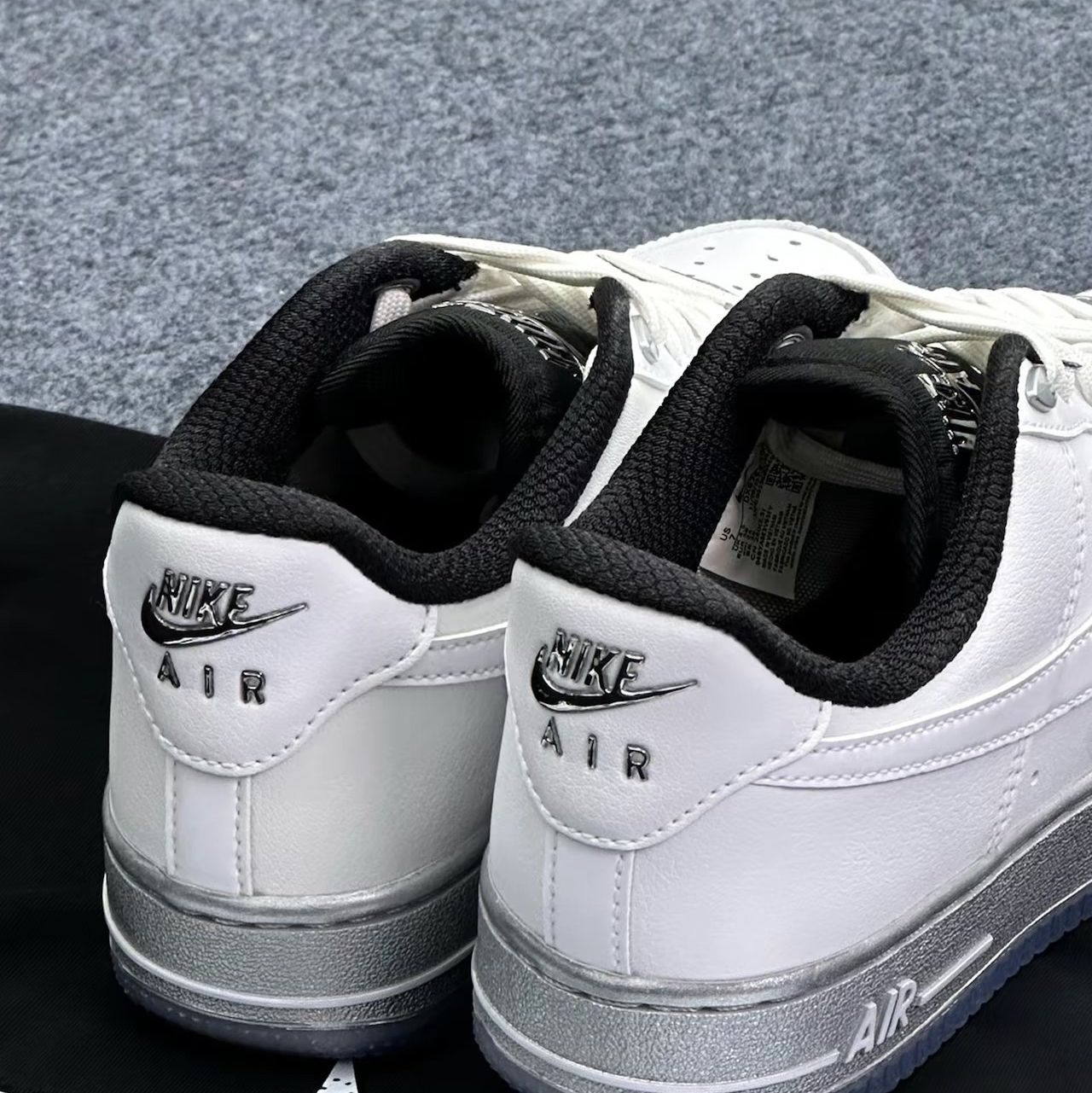 Nike这双白银空军一号也太个性了吧！