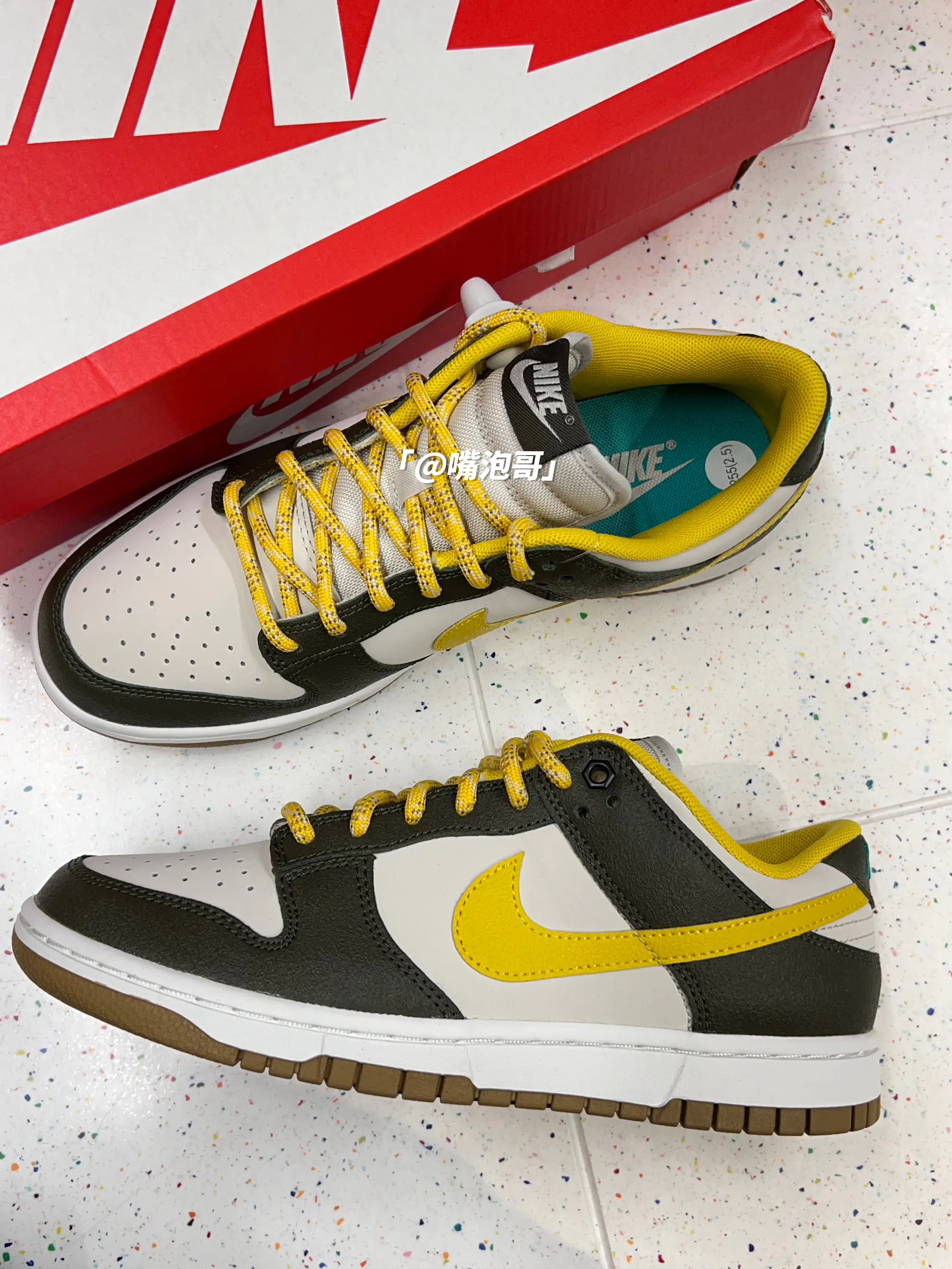 板鞋分享 | Dunk Low 白黄