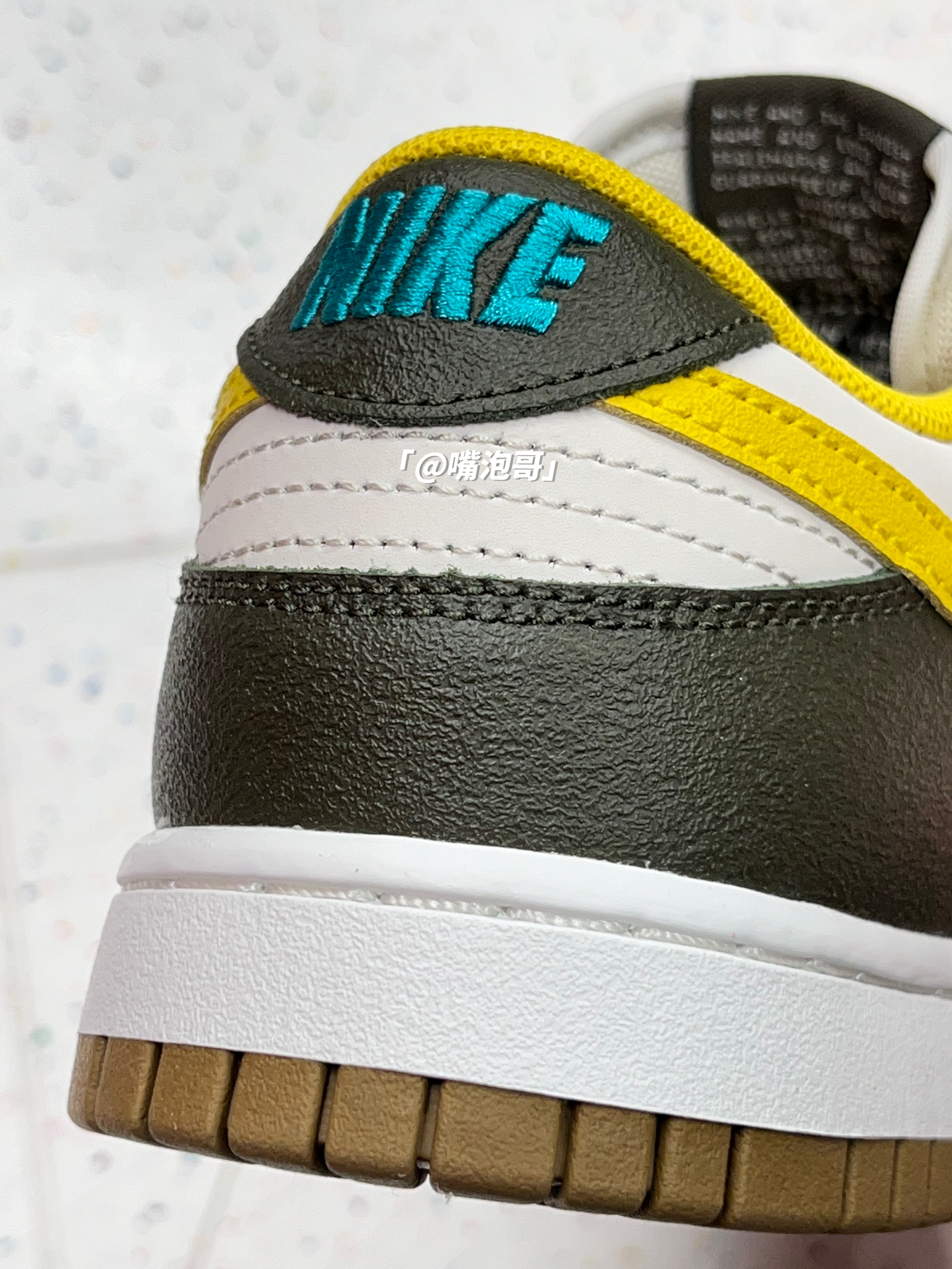 板鞋分享 | Dunk Low 白黄