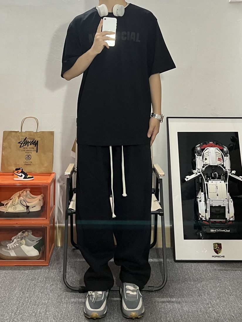 170男生穿搭｜⚫极简高级感allblack