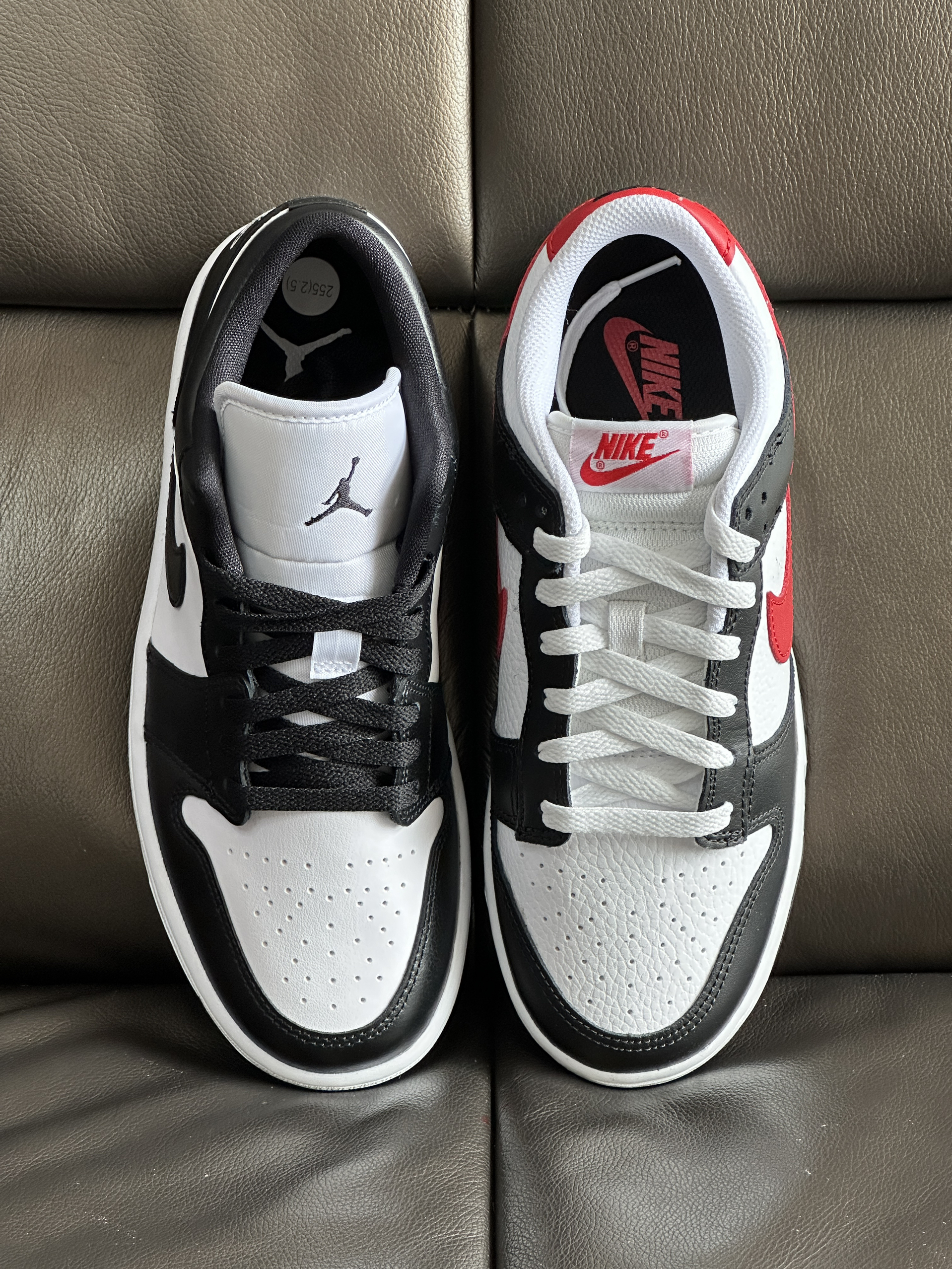 平价百搭板鞋👟 | AJ黑白熊猫🆚Dunk黑白大学红