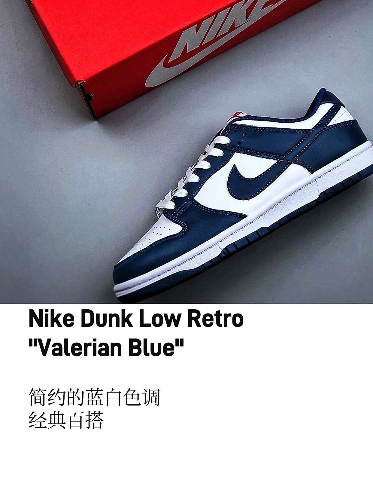 Nike Dunk Low 缬草蓝色