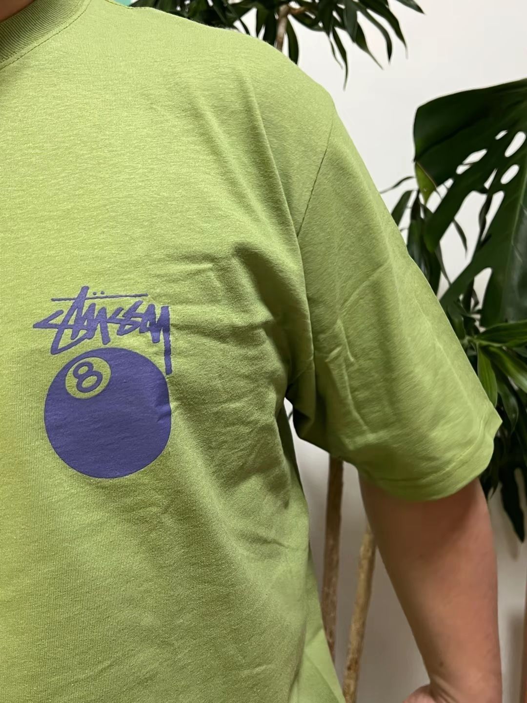 💥Stussy背后八号球🏀X光片图案印花👕短袖T恤，太惊艳了！